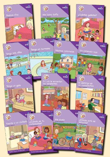 

Learn Spanish with Luis y Sofia, Part 1, Storybook Set Units 1-14: Pack of 14 Storybooks