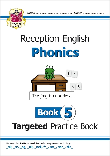 

Reception English Phonics Targeted Practice Book - Book 5