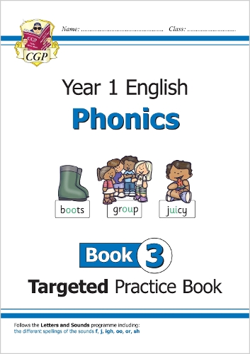 

KS1 English Year 1 Phonics Targeted Practice Book - Book 3