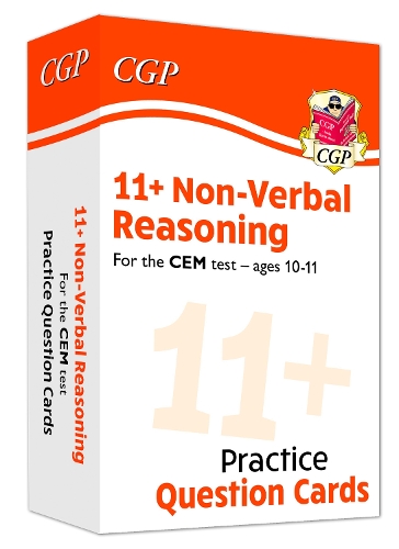 

11+ CEM Non-Verbal Reasoning Practice Question Cards - Ages 10-11