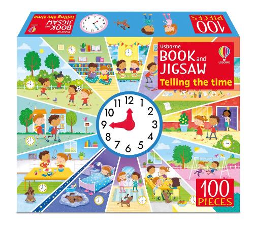 [object Object] «Usborne Book and Jigsaw Telling the Time», автор Кейт Нолан - фото №1