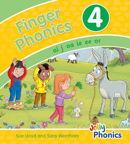 

Finger Phonics Book 4: in Precursive Letters (British English edition)