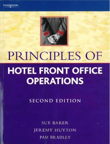

Principles of Hotel Front Office Operations
