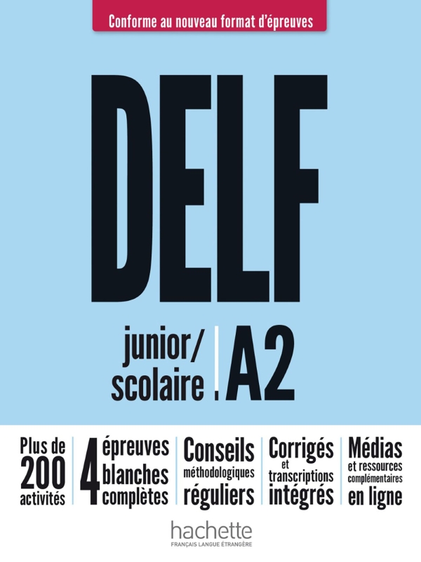 [object Object] «DELF junior/scolaire. Nouveau format d'épreuves (A2)», авторів Неллі Моус, Магалі Рісуено, Паскаль Бірас, Бруно Мегре - фото №1