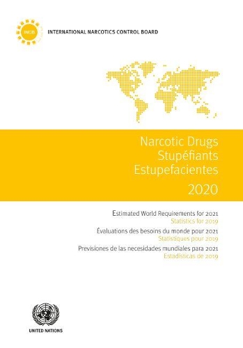 

Narcotic drugs 2020: estimated world requirements for 2021, statistics for 2019