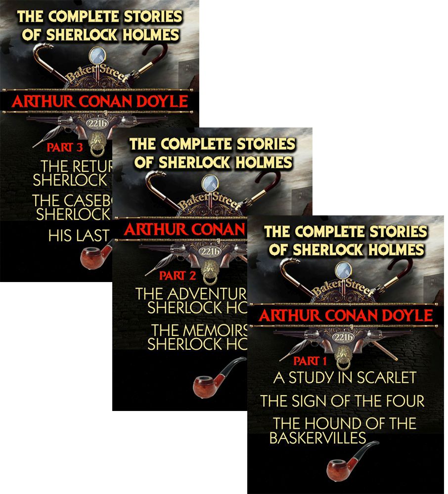 

The Complete Stories of Sherlock Holmes (комплект з 3 книг)
