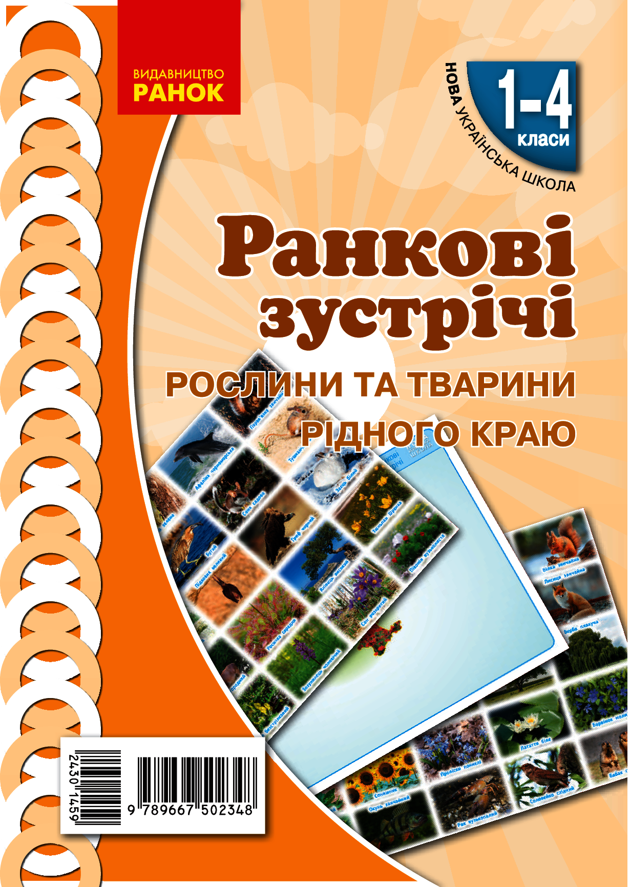 [object Object] «Ранкові зустрічі. Рослини та тварини рідного краю. Комплект плакатів. 1-4 класи» - фото №1