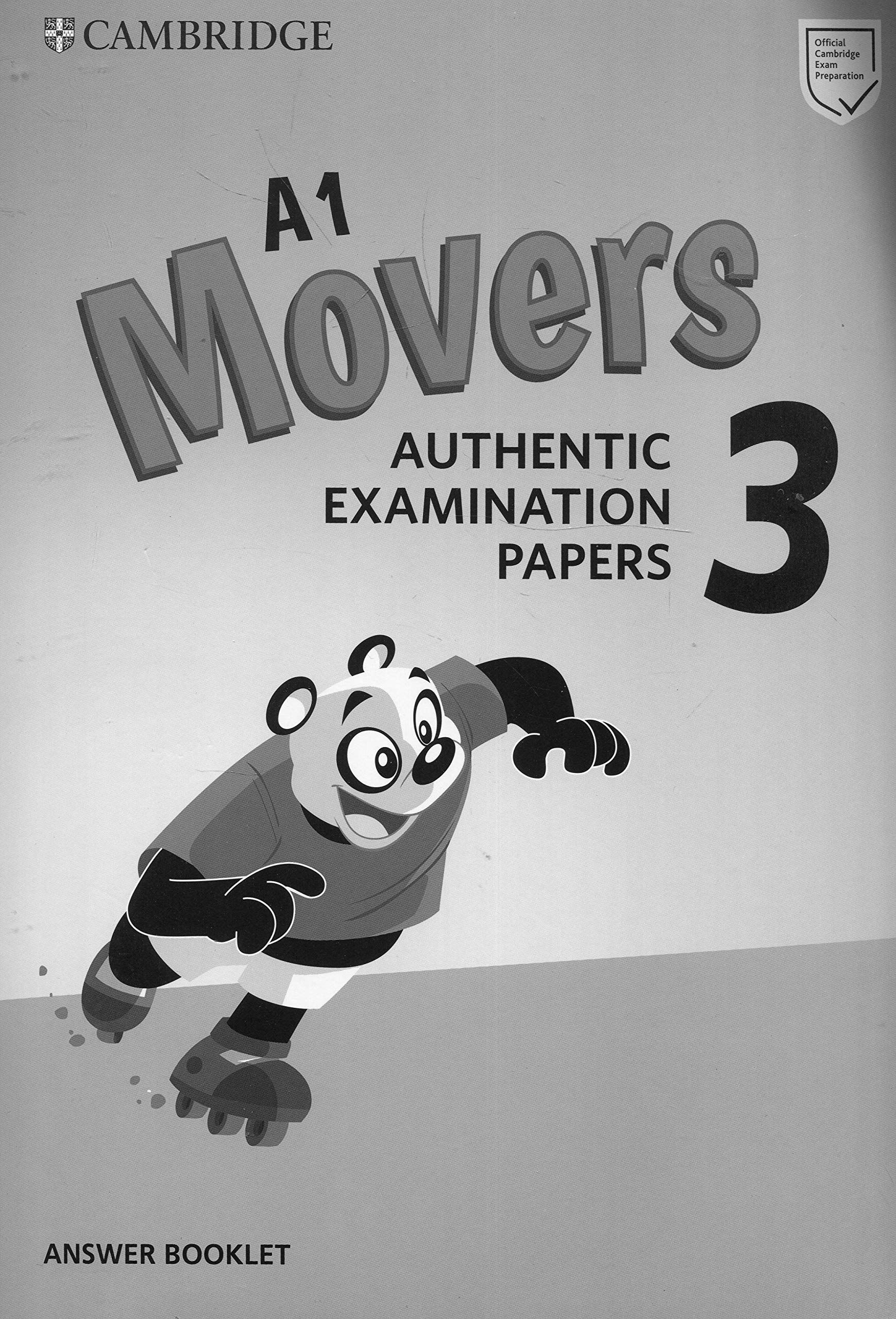 

A1 Movers 3 Answer Booklet Authentic Examination Papers