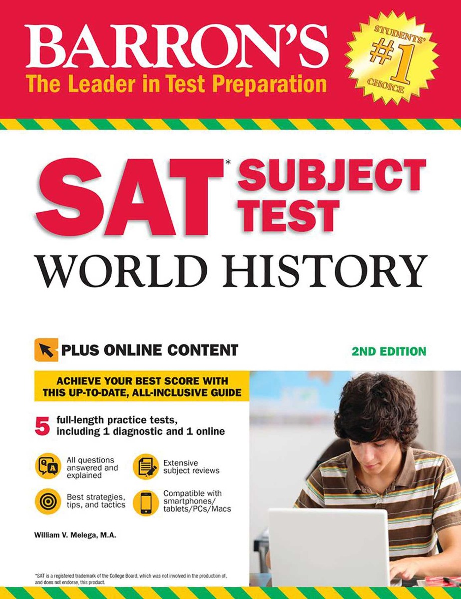 

SAT Subject Test World History with Online Tests