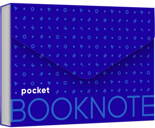 

Pocket Booknote синій