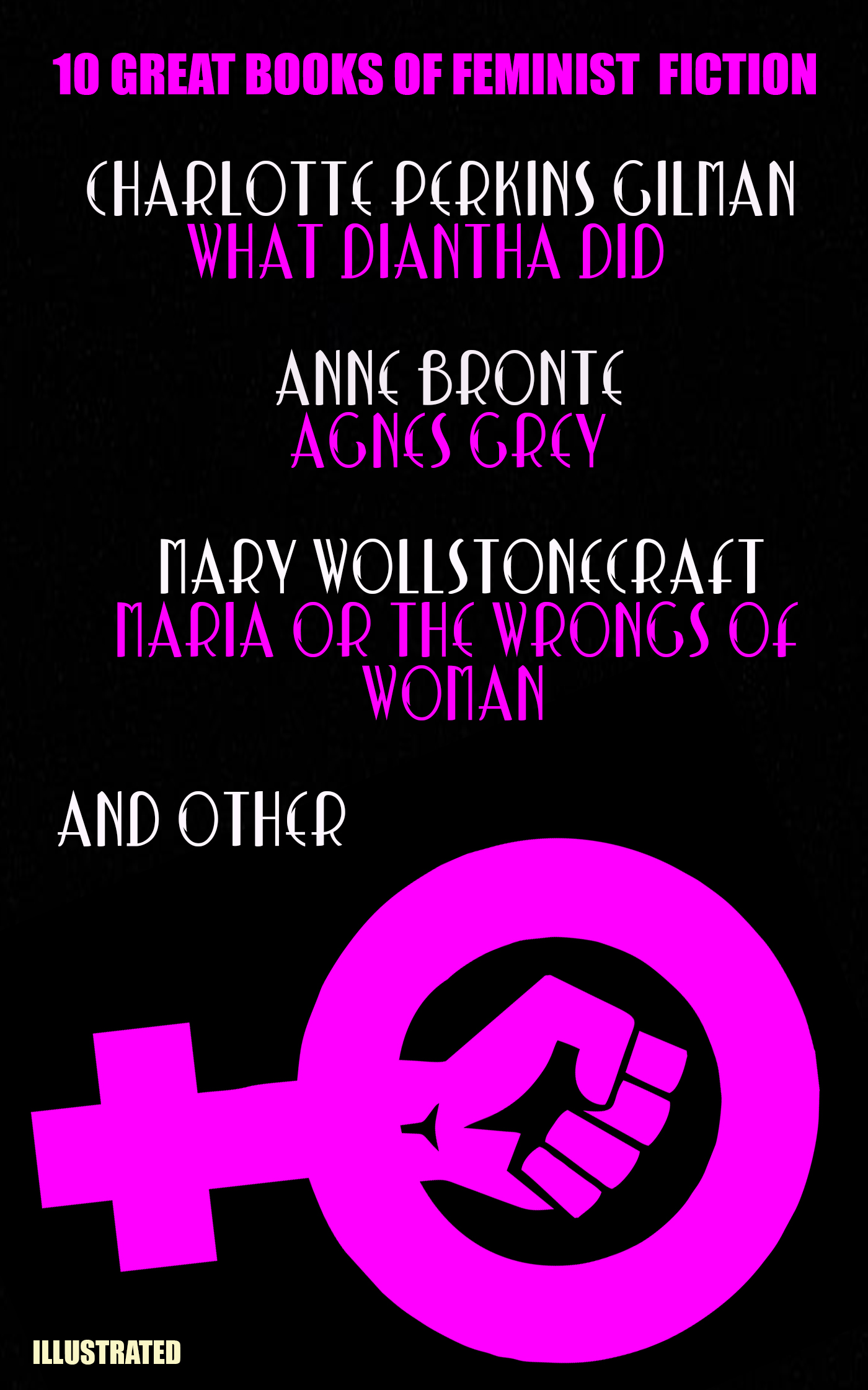 

10 Great Books of Feminist Fiction. Illustrated