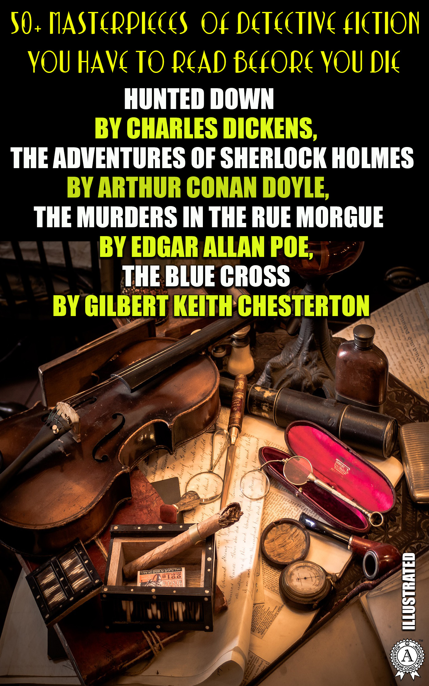 

50+ Masterpieces of Detective Fiction You Have to Read Before You Die. Illustrated