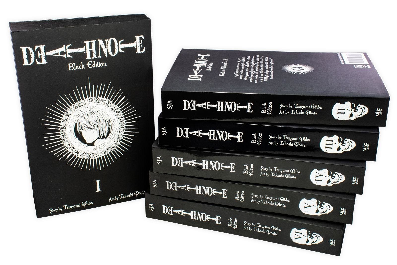 Death Note 英語版 Black edition 1,3,4,5,6巻 Книга Death Note. Black Edition (комплект із 6 книг)» – Цугуми