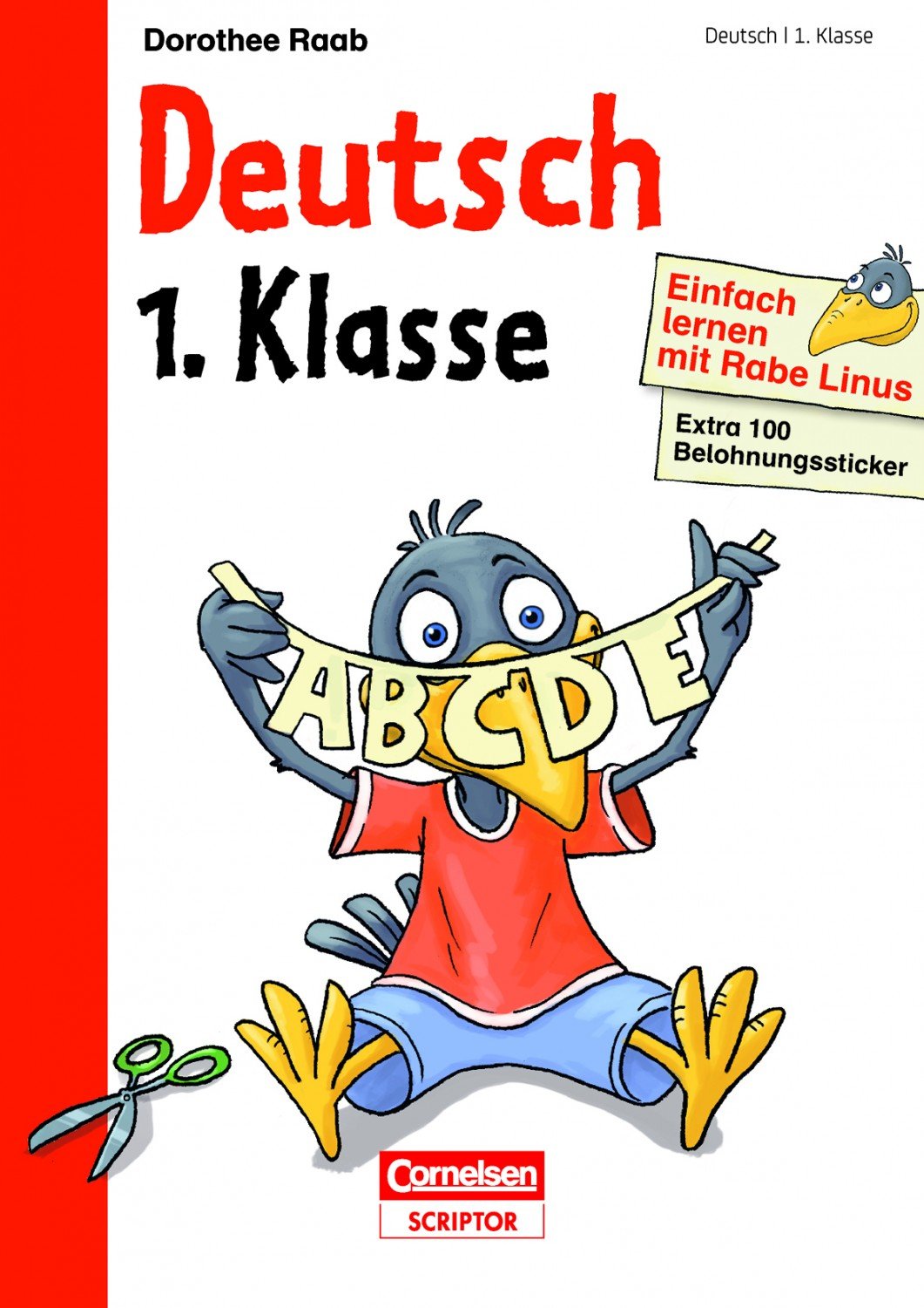 [object Object] «Deutsch 1. Klasse: Einfach lernen mit Rabe Linus (+ наклейки)» - фото №1