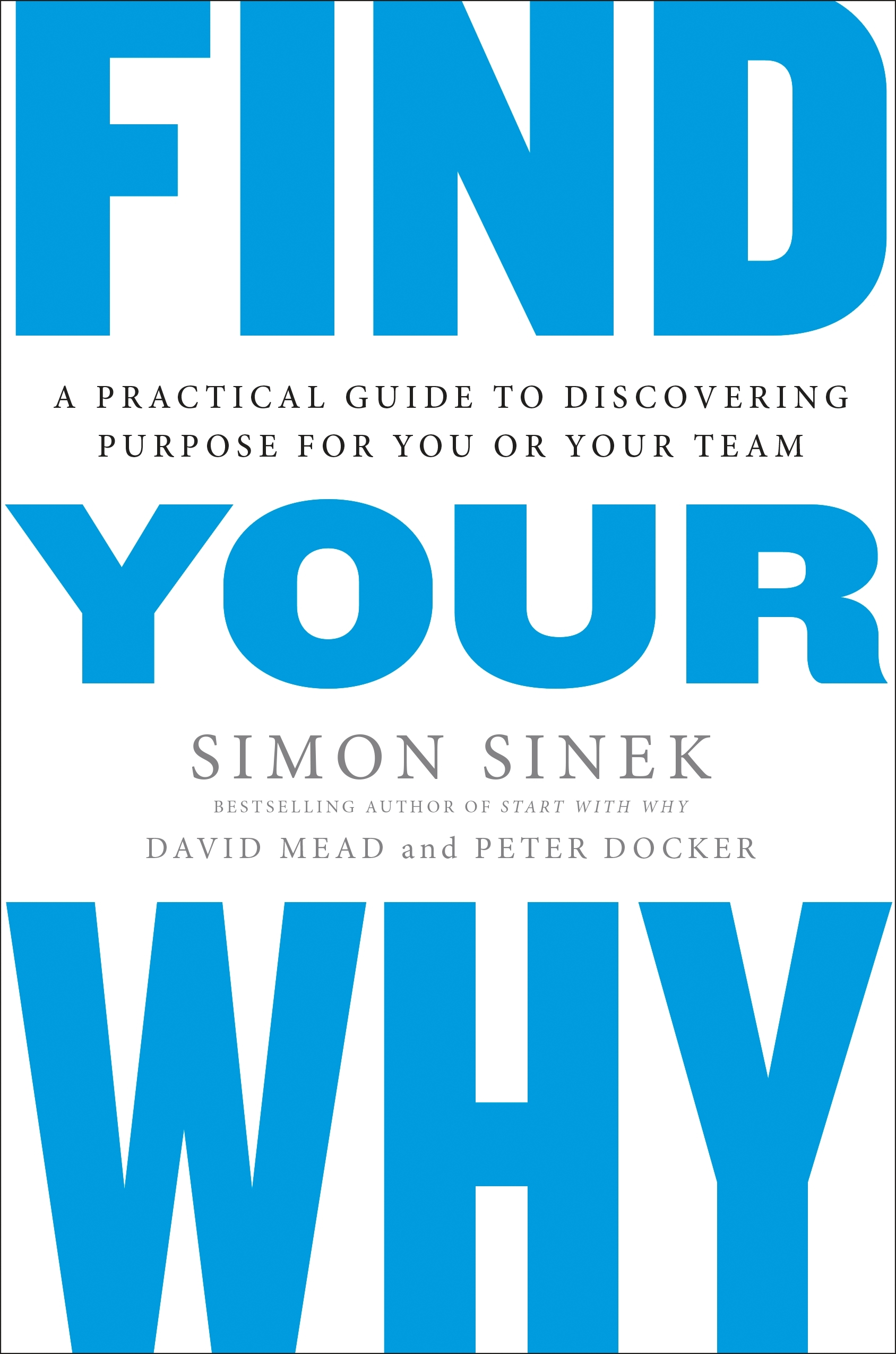 

Find Your Why. A Practical Guide for Discovering Purpose for You and Your Team