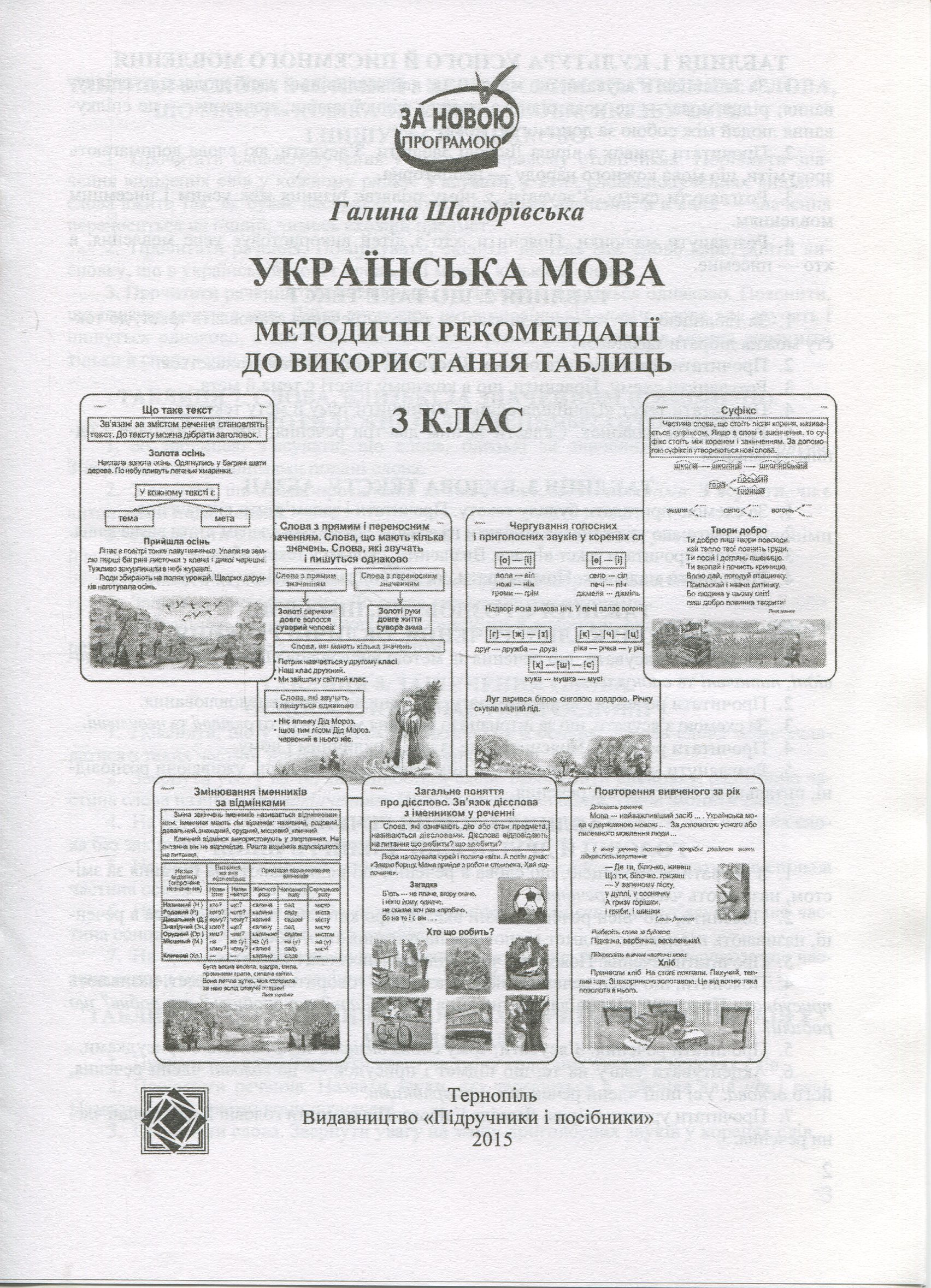 Комплект плакатів Українська мова. 3 клас (До підручника Вашуленко) — фото 3
