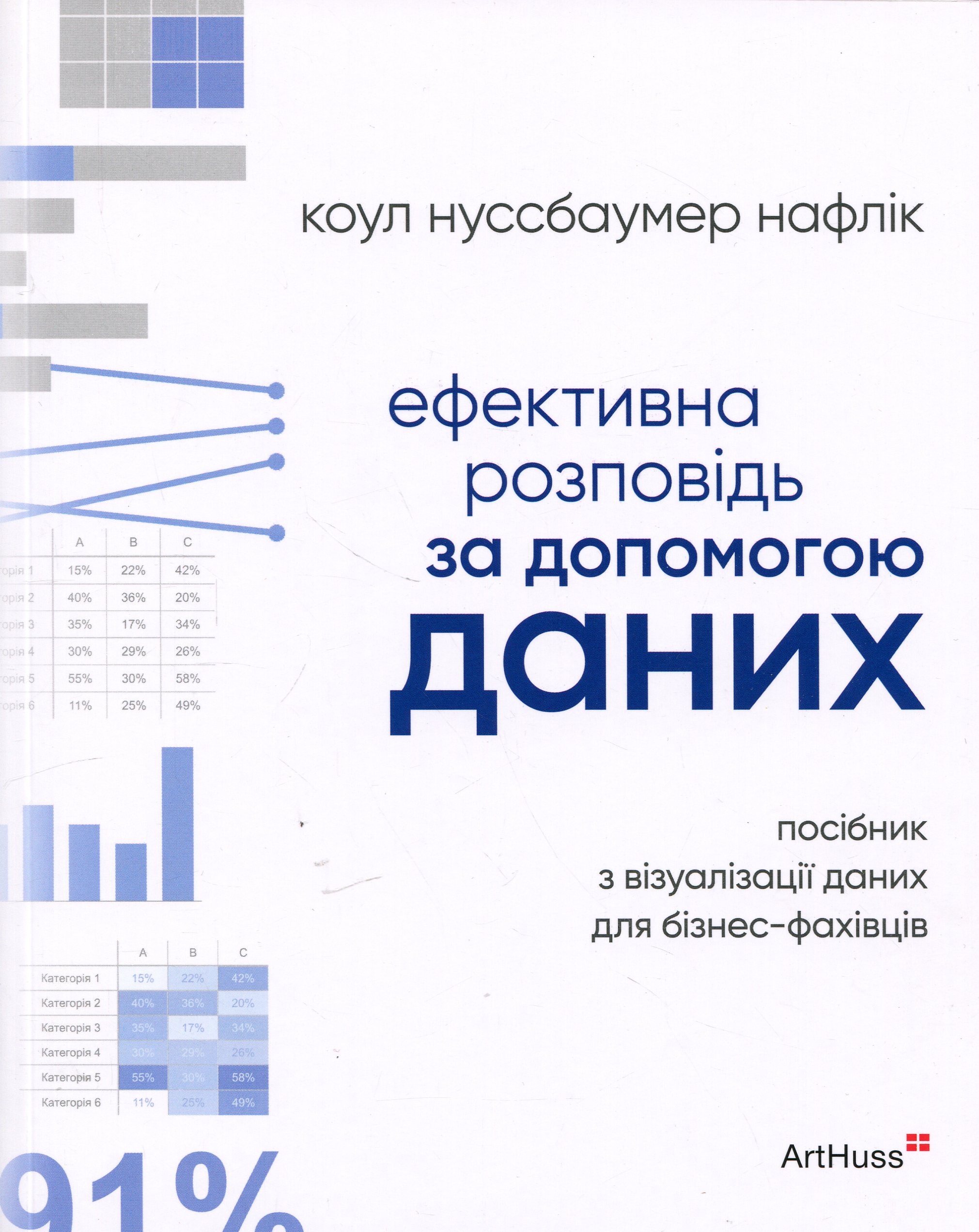 Книга «Ефективна розповідь за допомогою даних» – Коул Нуссбаумер