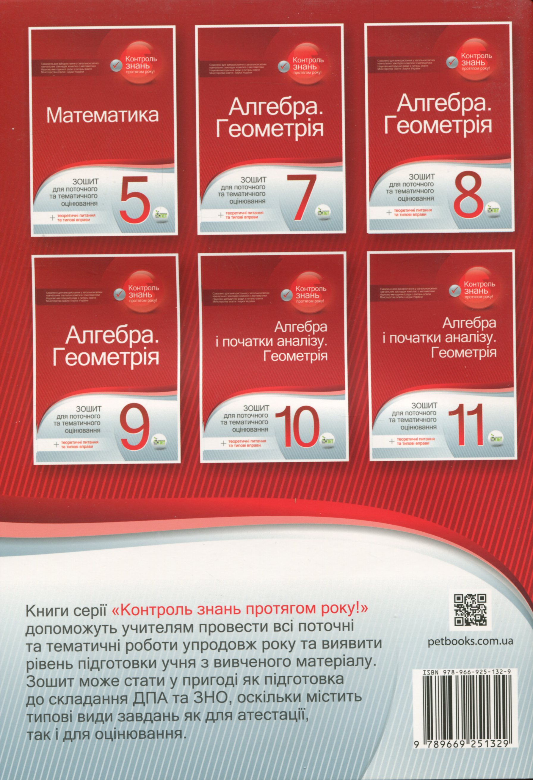 Алгебра і початки аналізу. Геометрія. 11 клас. Зошит для поточного та тематичного оцінювання — фото 2