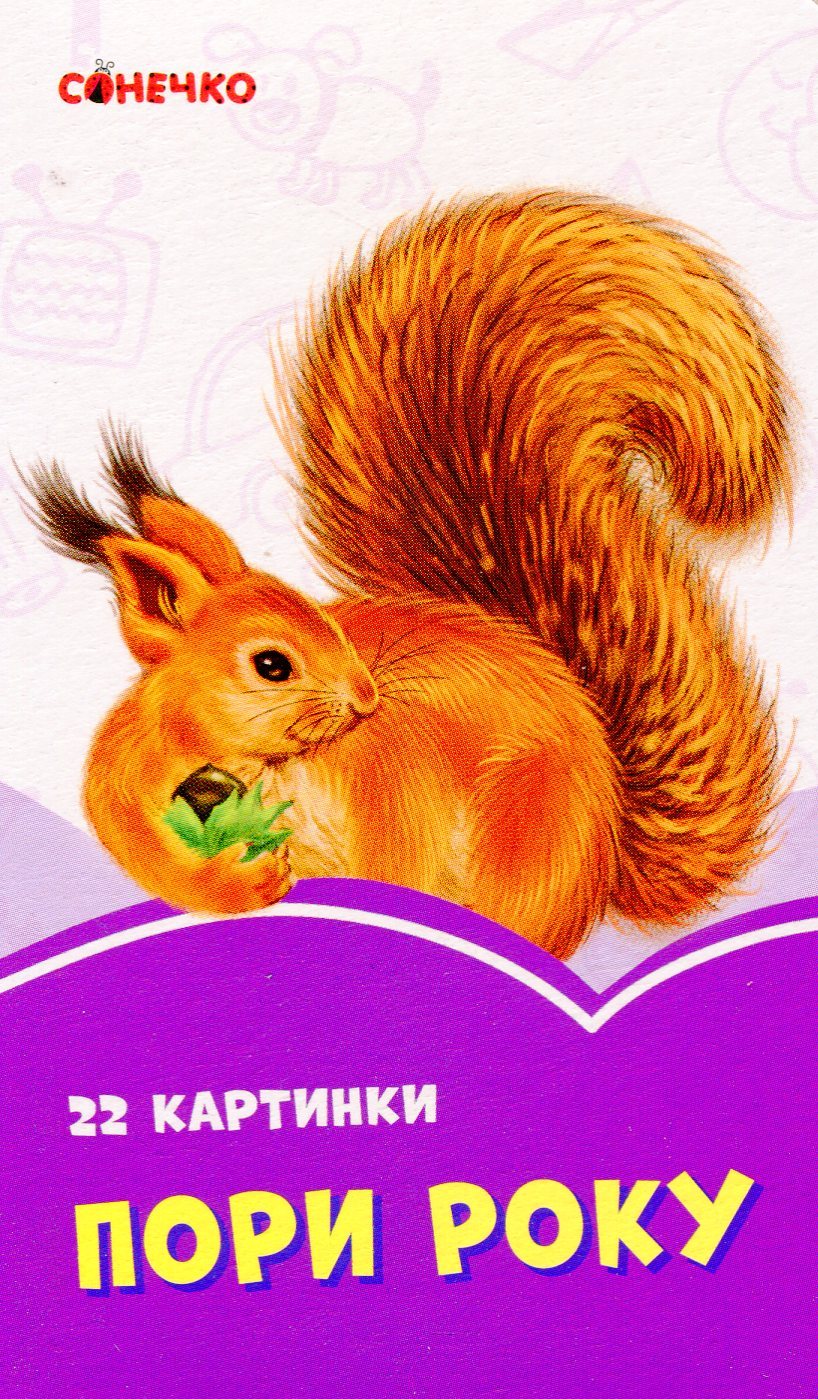 

Бузкові книжки. 22 картинки. Пори року