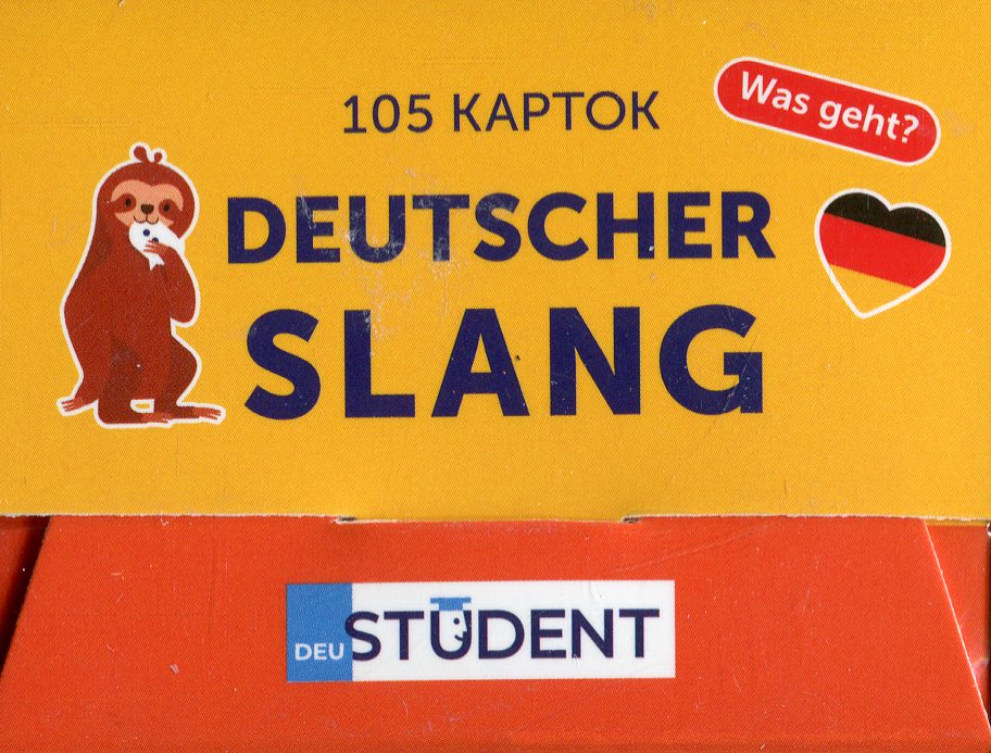 Картки для вивчення німецьких слів. Deutsche Slang / Німецький сленг (105 флеш-карток) — фото 2