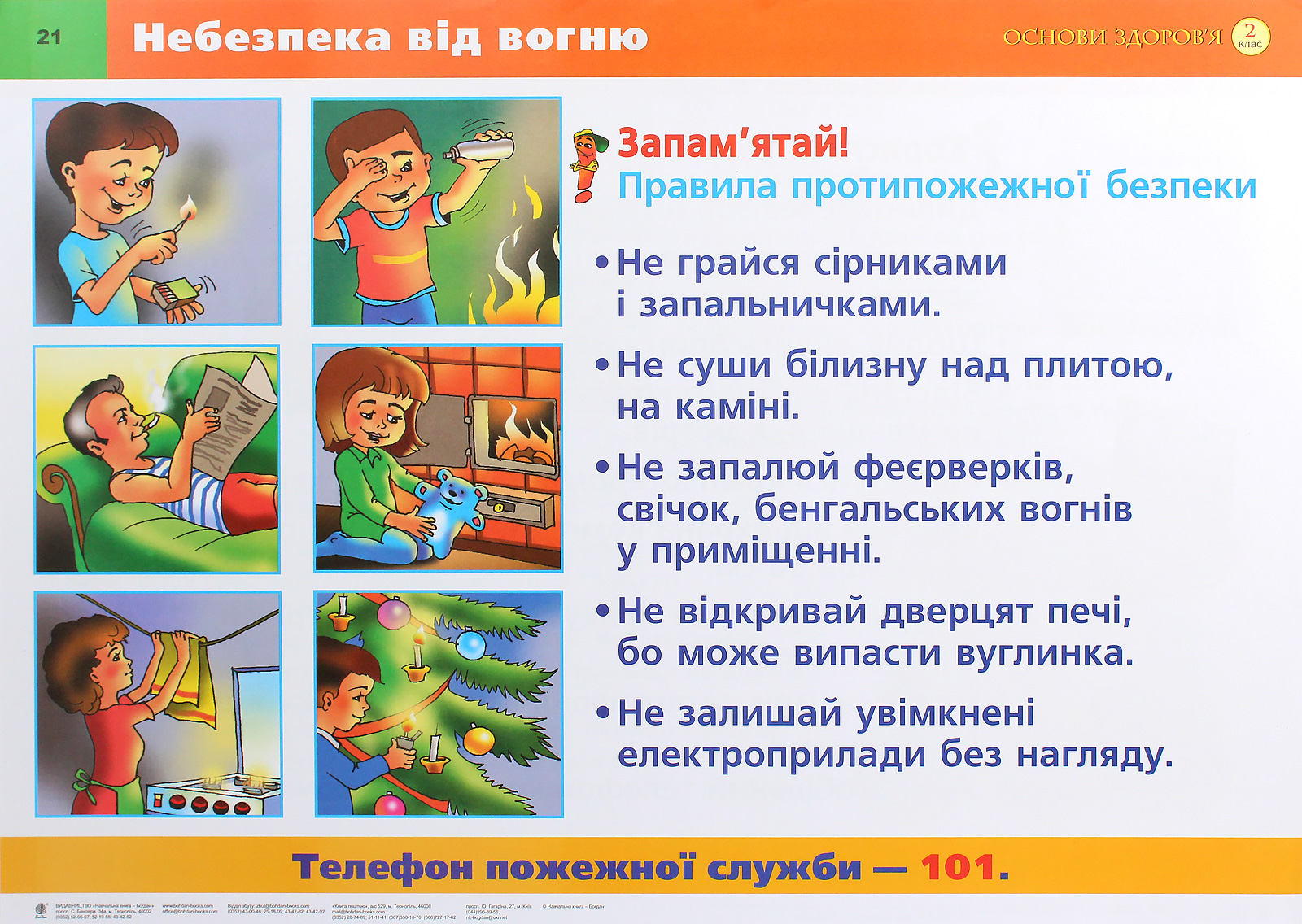 Я досліджую світ. Основи здоров'я. 2 клас. Таблиці — фото 4
