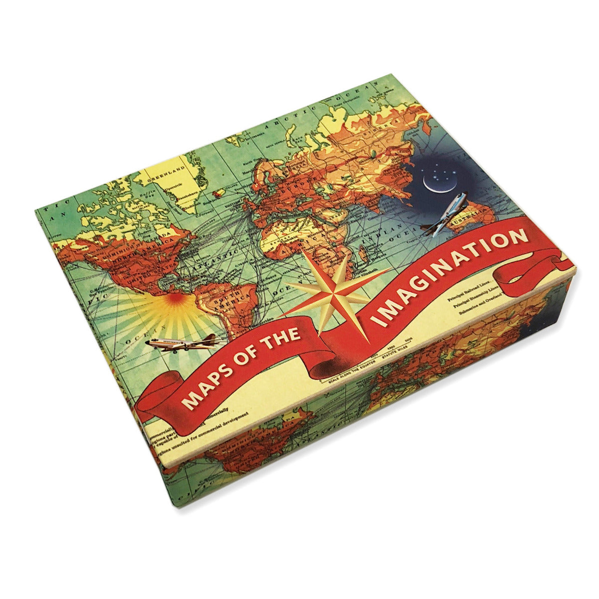 

Wendy Gold Maps of the Imagination Keepsake Box