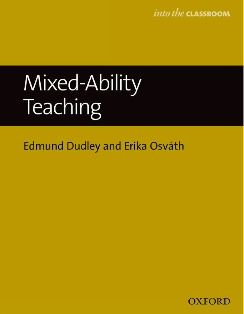 

Mixed-Ability Teaching