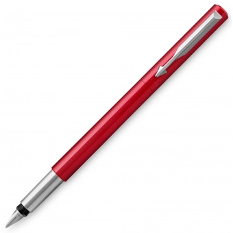 «Ручка перьевая Parker Vector 17 Red FP F (05 311)», бренда Parker - фото №4 - миниатюра