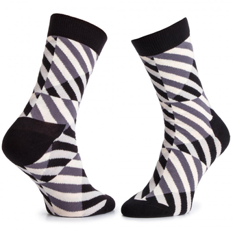 «Носки Happy Socks Seasonal Black & White Gift Box 4 пары 41-46 р (XBLW09-9100)», бренда Happy Socks - фото №4 - миниатюра