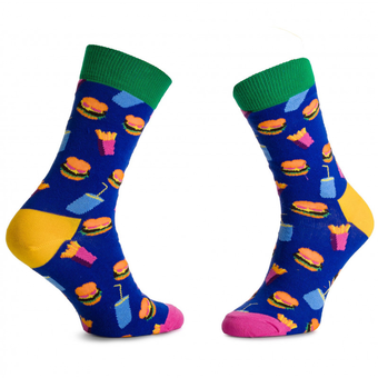  «Носки Happy Socks Junkfood Gift Box 4 пары 36-40 р (XFOD09-0100)», бренда Happy Socks - фото №6 - миниатюра