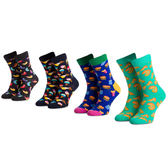  «Носки Happy Socks Junkfood Gift Box 4 пары 41-46 р (XFOD09-0100)», бренда Happy Socks - фото №11 - миниатюра