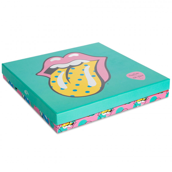 «Носки Happy Socks Rolling Stones Socks Gift Box 6 пар 36-40 р (XRLS10-0100)», бренда Happy Socks - фото №2 - миниатюра