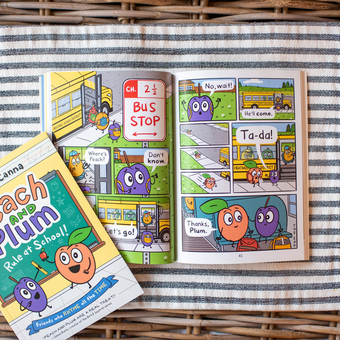 Бумажная книга «Peach and Plum: Rule at School!», автор Тим МакКанна - фото №4 - миниатюра