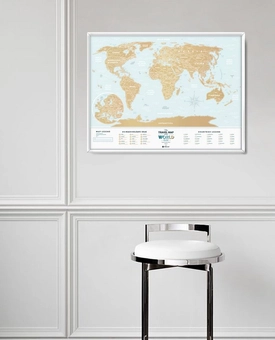  «Скретч карта мира 1DEA.me Travel Map Holiday Lagoon World», бренда 1DEA.me - фото №10 - миниатюра