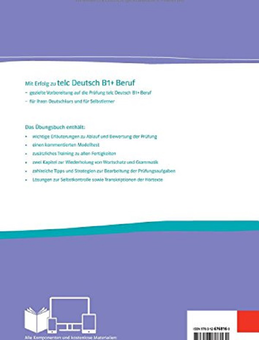 Бумажная книга «Mit Erfolg zu telc Deutsch B1+ Beruf. Ubungsbuch + CD-ROM», автор Радка Леммен - фото №2 - миниатюра