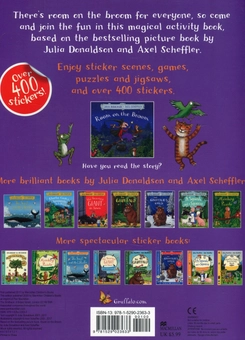 Паперова книга «Room on the Broom Sticker Book», автор Джулія Дональдсон - фото №2 - мініатюра