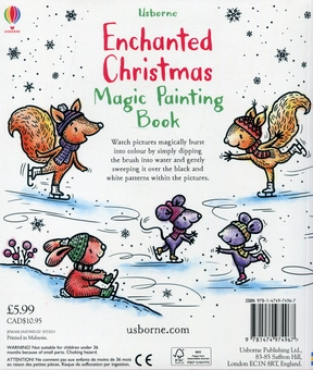 Паперова книга «Enchanted Christmas Magic Painting + Кисточка », автор Фіона Вотт - фото №2 - мініатюра