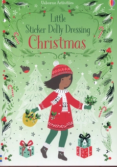 Бумажная книга «Little Sticker Dolly Dressing Christmas», автор Фиона Уотт - фото №1 - миниатюра