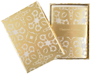 Бумажная книга «Oro Y Plata Correspondence Diecut Boxed Notecards» - фото №1 - миниатюра