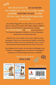 Бумажная книга «Easy Peasy Doggy Diary. Train your dog and track their progress with the help of the UK's No.1 dog-trainer», автор Стив Манн - фото №2 - миниатюра