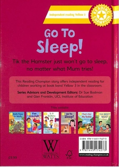 Бумажная книга «Reading Champion. Go to Sleep!», автор Дэмиан Харви - фото №2 - миниатюра