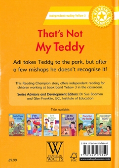 Бумажная книга «Reading Champion. That's Not My Teddy», автор Дэмиан Харви - фото №2 - миниатюра