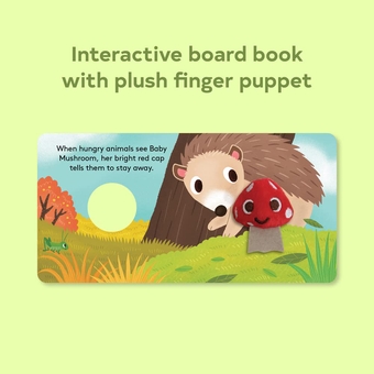 Бумажная книга «Baby Mushroom. Finger Puppet Book» - фото №5 - миниатюра
