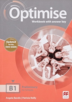 Бумажная книга «Optimise B1 Workbook with key and Digital Workbook», авторов Анжела Бандис, Патриция Рейли - фото №1 - миниатюра