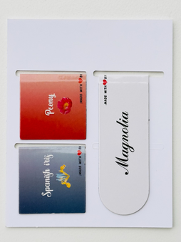 «Набір магнітних закладок для книг Bookmarks Floral #3 3 шт (02023011)», бренда Bookmarks - фото №2 - миниатюра