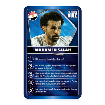 «Настільна гра World Football Stars Blue Top Trumps Quiz Card Game», бренда Winning Moves - фото №5 - миниатюра