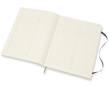 «Ежемесячник Moleskine на 2019 год черный (DSB12MN4Y19)», бренда Moleskine - фото №3 - миниатюра
