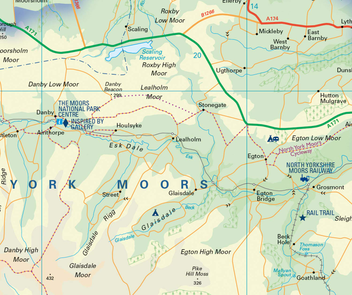 Бумажная книга «North York Moors National Park Pocket Map» - фото №2 - миниатюра