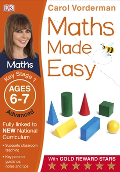 Паперова книга «Maths Made Easy Ages 6-7 Key Stage 1 Advanced», автор Керол Вордерман - фото №1 - мініатюра