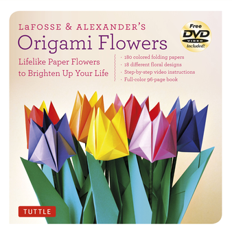 Паперова книга «LaFosse & Alexander's Origami Flowers Kit», автор Майкл Г. Лафосс - фото №1 - мініатюра